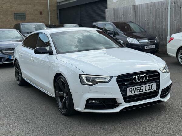 Audi A5 3.0 Tdi V6 Black Edition Plus Sportback S Tronic Q White #3