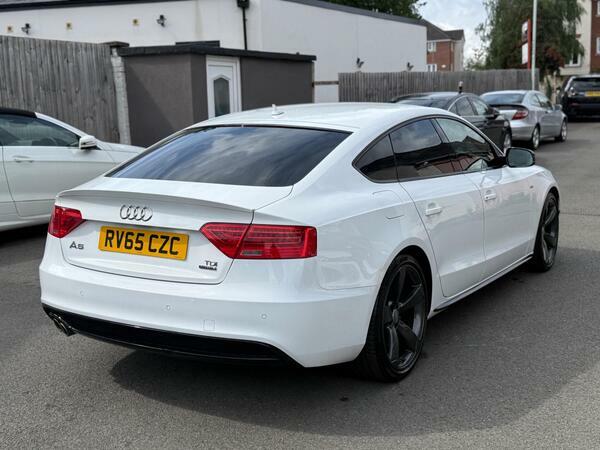 Audi A5 3.0 Tdi V6 Black Edition Plus Sportback S Tronic Q White #5