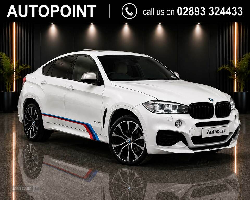 BMW X6 Xdrive40d M Sport Step White
