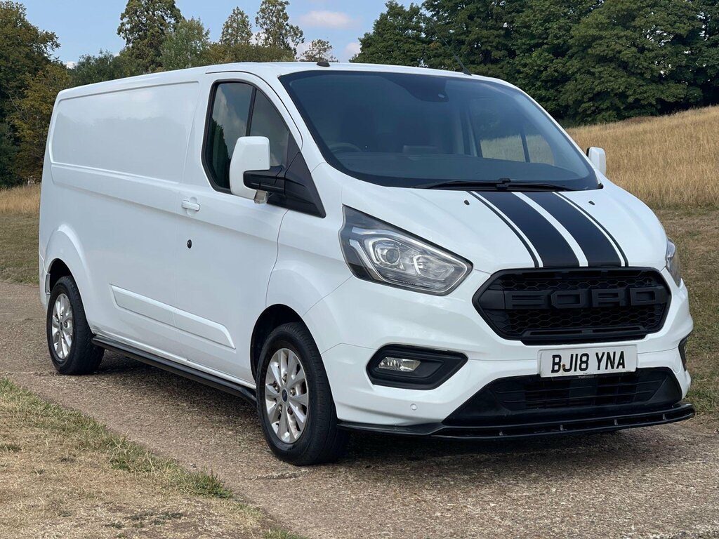 Ford Transit Custom 2.0 300 Ecoblue Limited L2 H1 Euro 6 BJ18YNA White #2