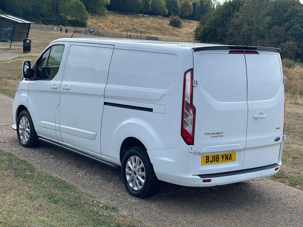 Ford Transit Custom 2.0 300 Ecoblue Limited L2 H1 Euro 6 BJ18YNA White #6
