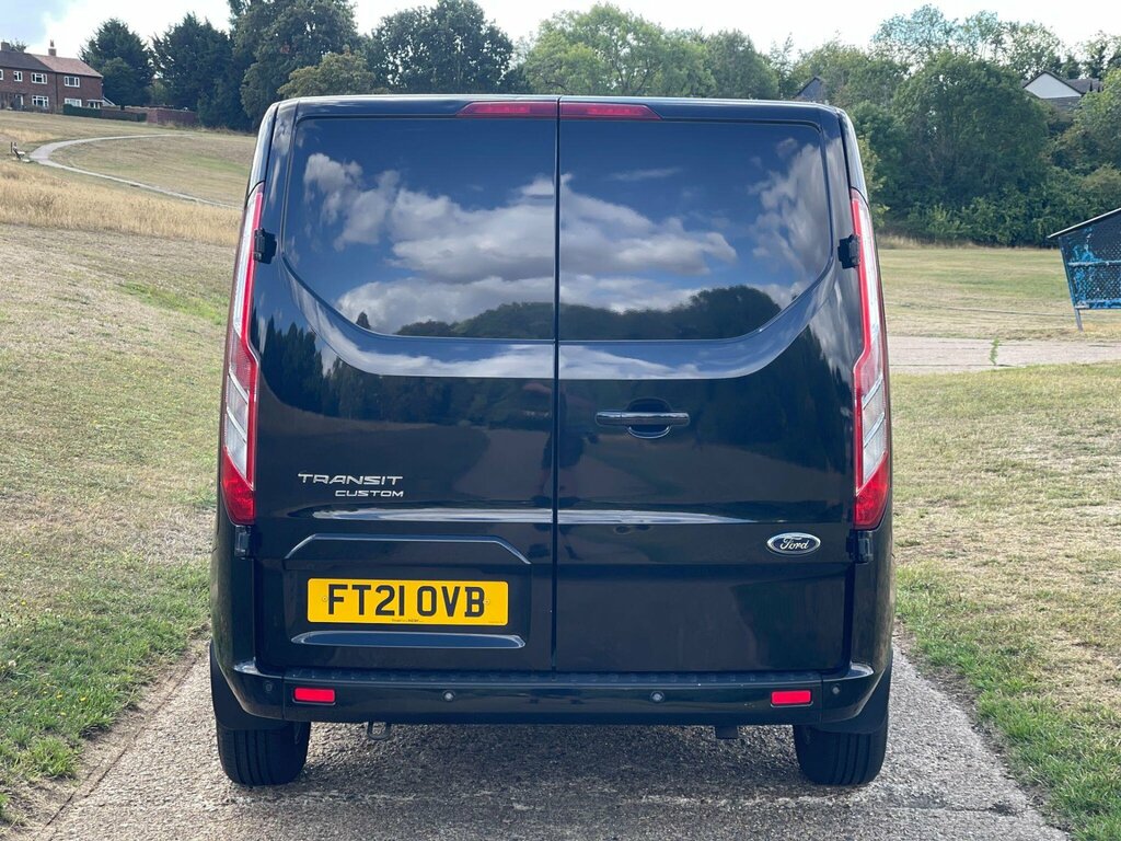 Ford Transit Custom 2.0 300 Ecoblue Limited Crew Van L1 H1 Euro 6 FT21OVB Black #5