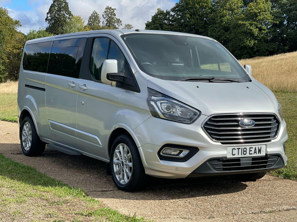 Ford Tourneo Custom 2.0 310 Ecoblue Titanium L2 Euro 6 Ss Silver #2