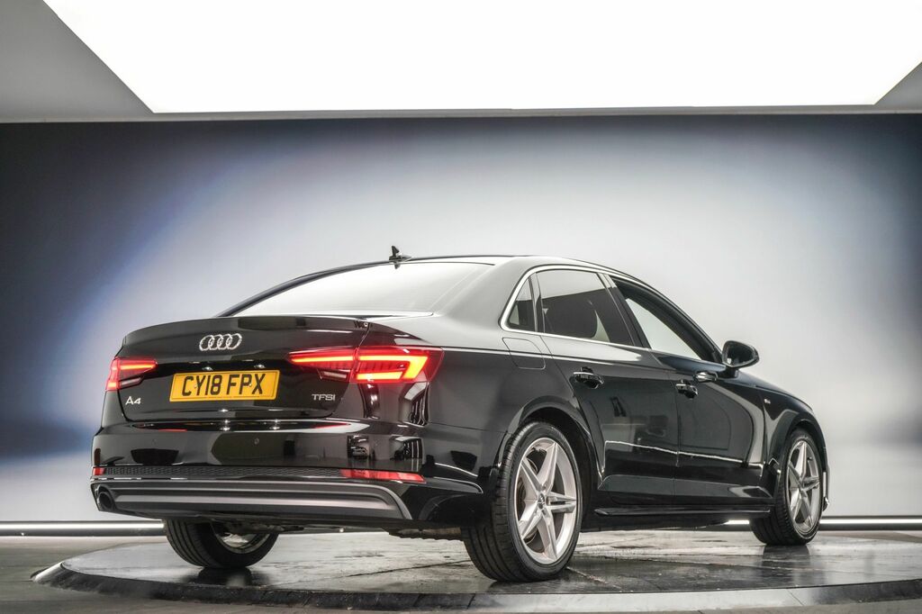 Audi A4 2018 1.4 Tfsi S Line Saloon Euro CY18FPX Black #3