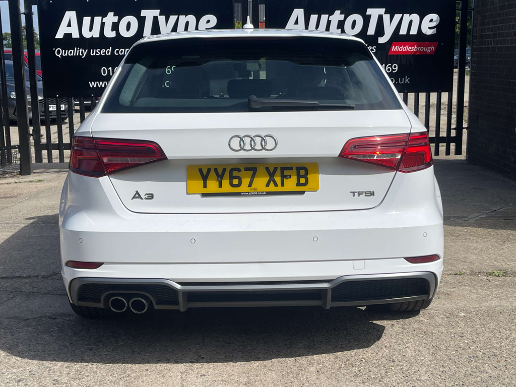 Audi A3 Tfsi Cod S Line Sportback Euro 6 S YY67XFB White #5