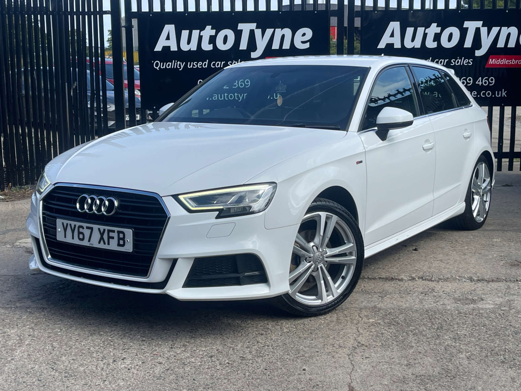 Audi A3 Tfsi Cod S Line Sportback Euro 6 S YY67XFB White #3