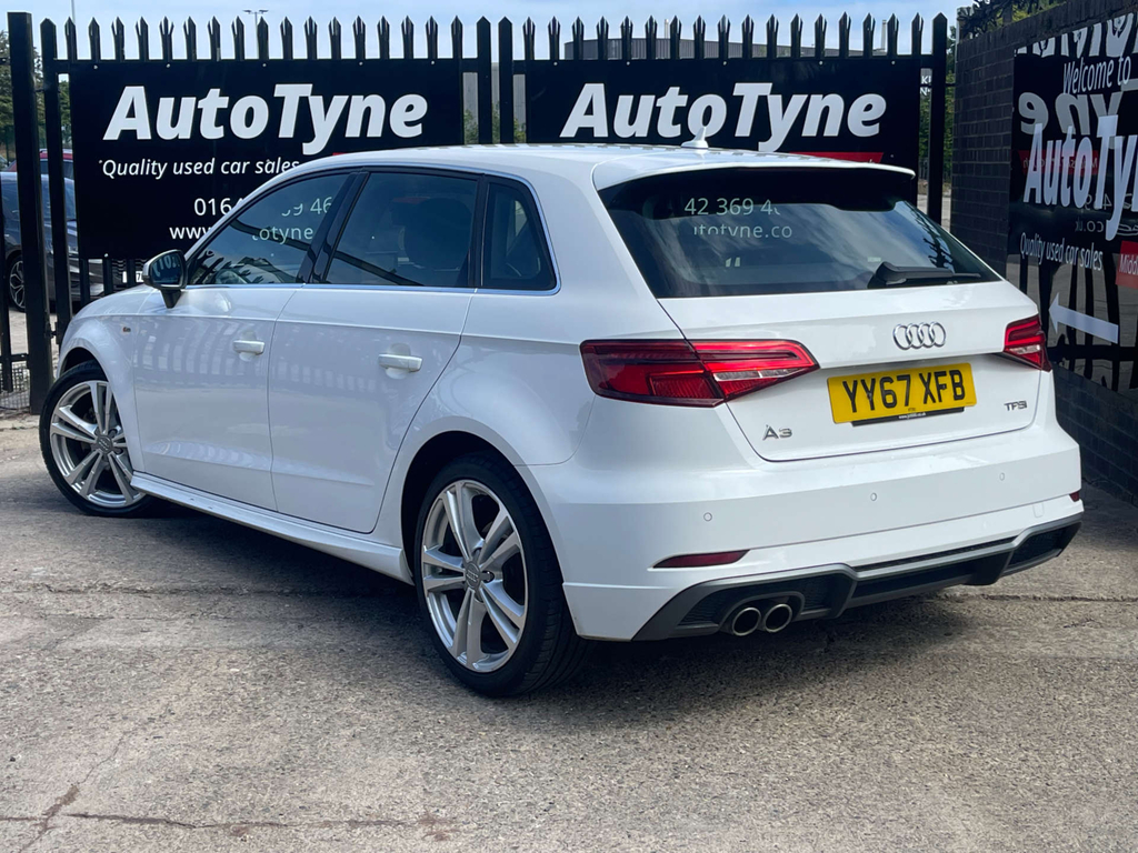 Audi A3 Tfsi Cod S Line Sportback Euro 6 S YY67XFB White #6