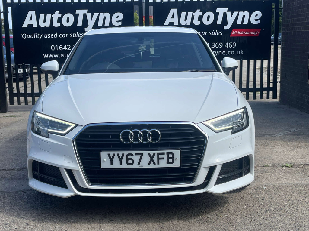 Audi A3 Tfsi Cod S Line Sportback Euro 6 S YY67XFB White #2