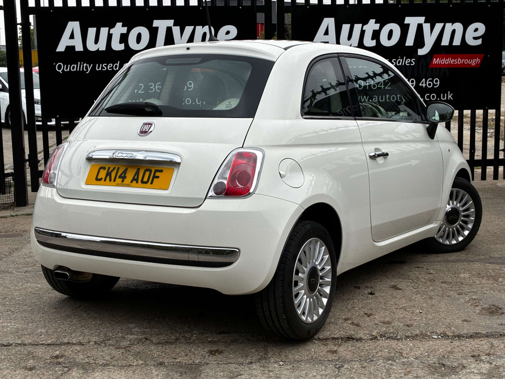 Fiat 500 Lounge Hatchback Dualogic Euro 6 Ss White #6