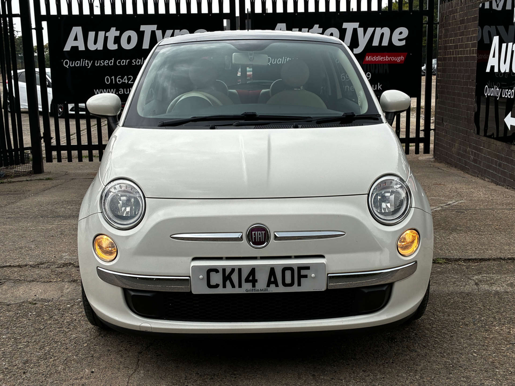 Fiat 500 Lounge Hatchback Dualogic Euro 6 Ss White #2