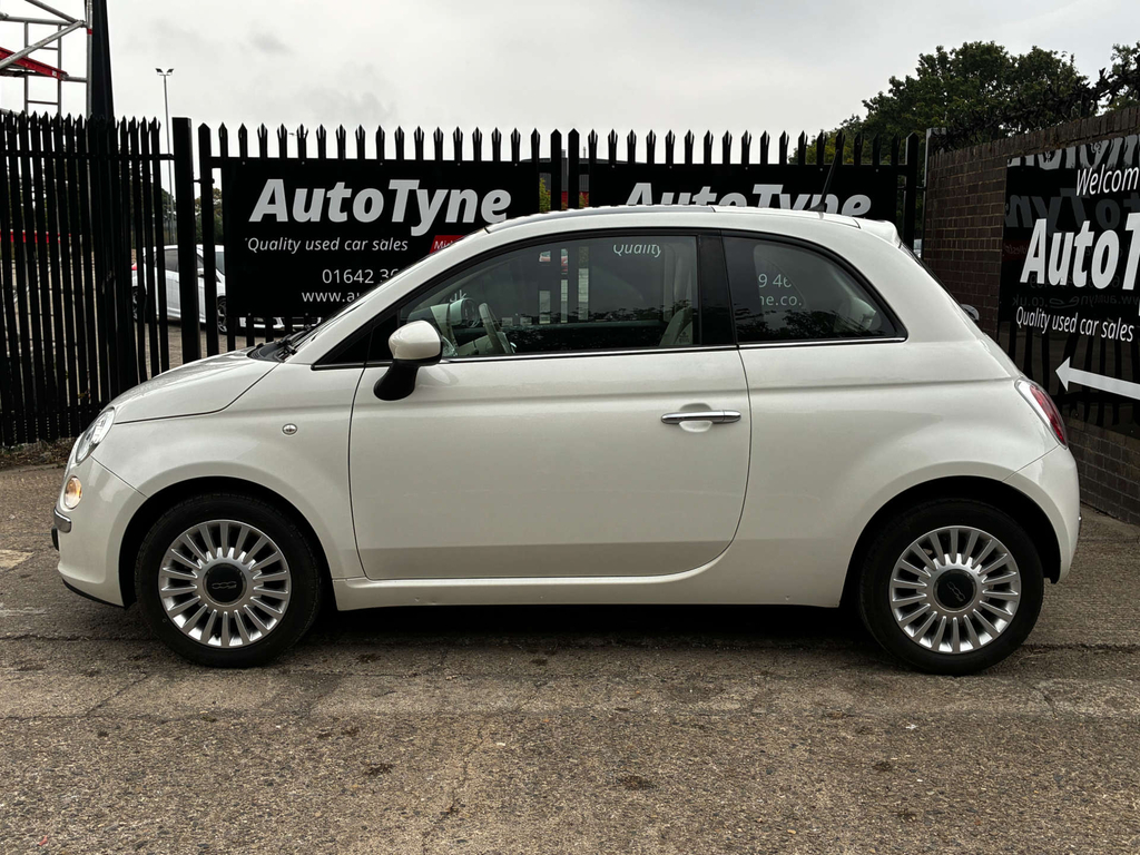 Fiat 500 Lounge Hatchback Dualogic Euro 6 Ss White #5