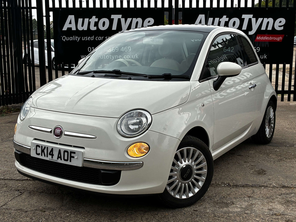 Fiat 500 Lounge Hatchback Dualogic Euro 6 Ss White #3