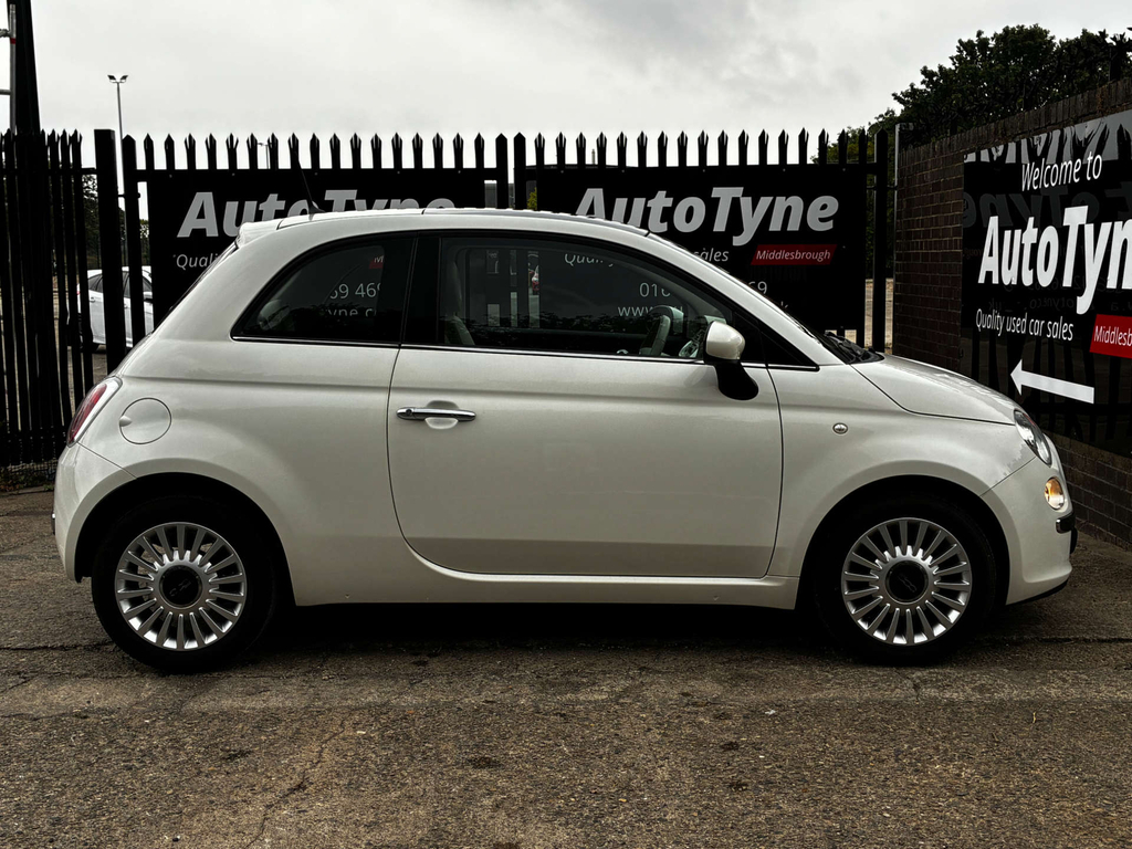 Fiat 500 Lounge Hatchback Dualogic Euro 6 Ss White #4