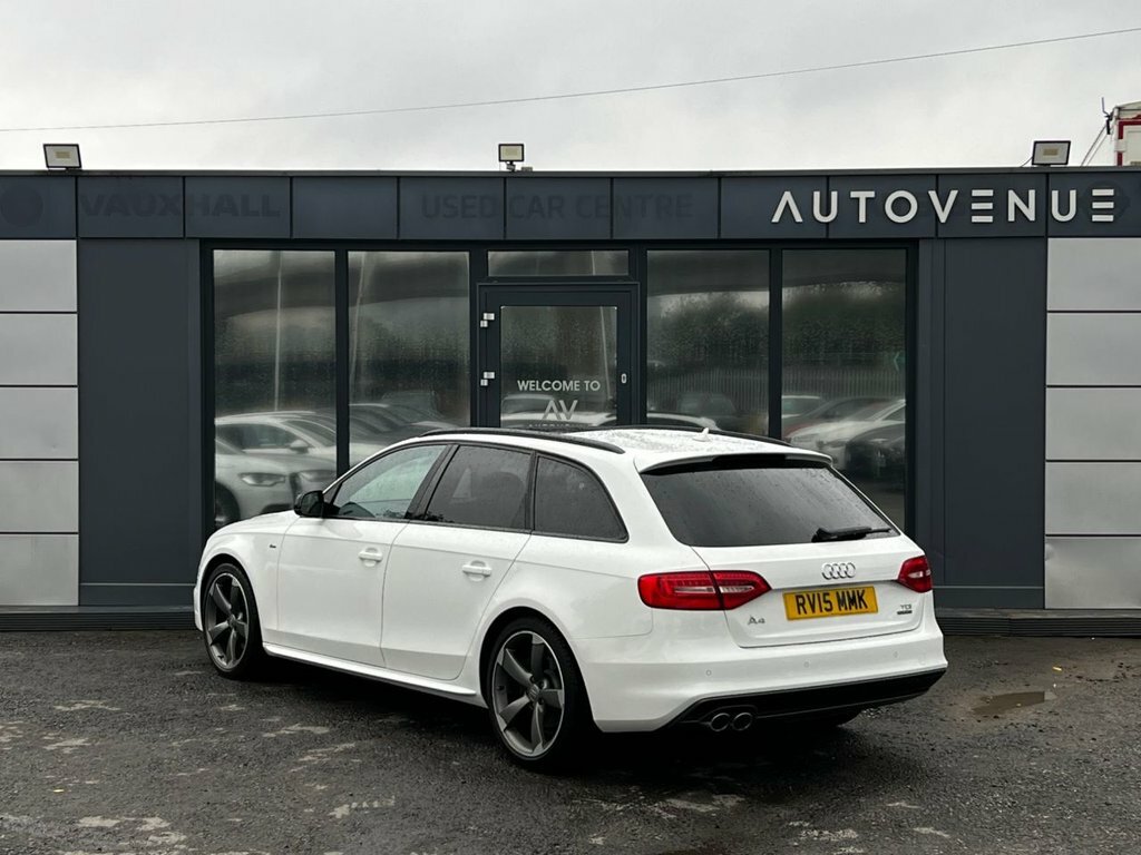 Audi A4 Avant 2L Black Edition White #3