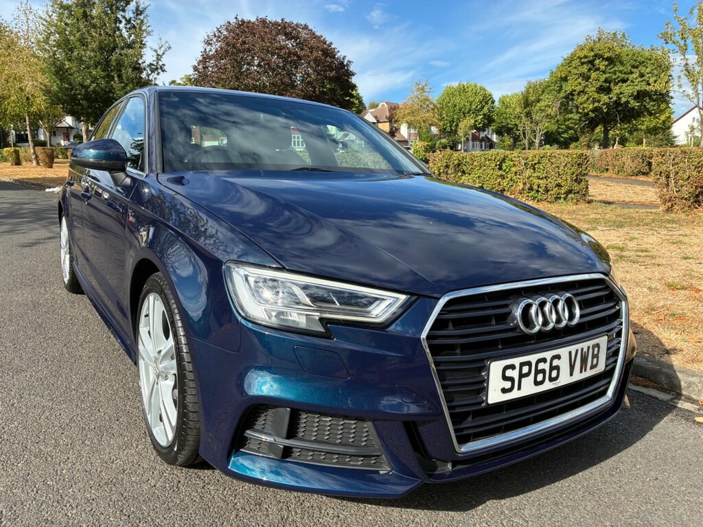 Audi A3 2.0 Tfsi S Line Sportback S Tronic Euro 6 Ss Blue #2