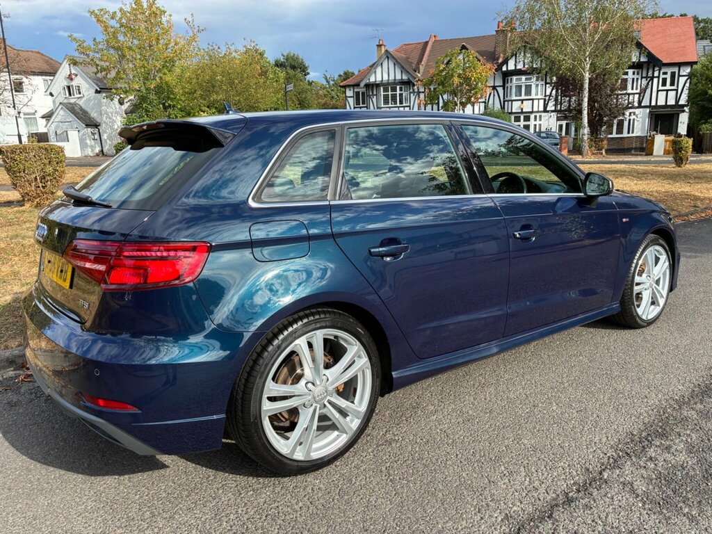 Audi A3 2.0 Tfsi S Line Sportback S Tronic Euro 6 Ss Blue #5