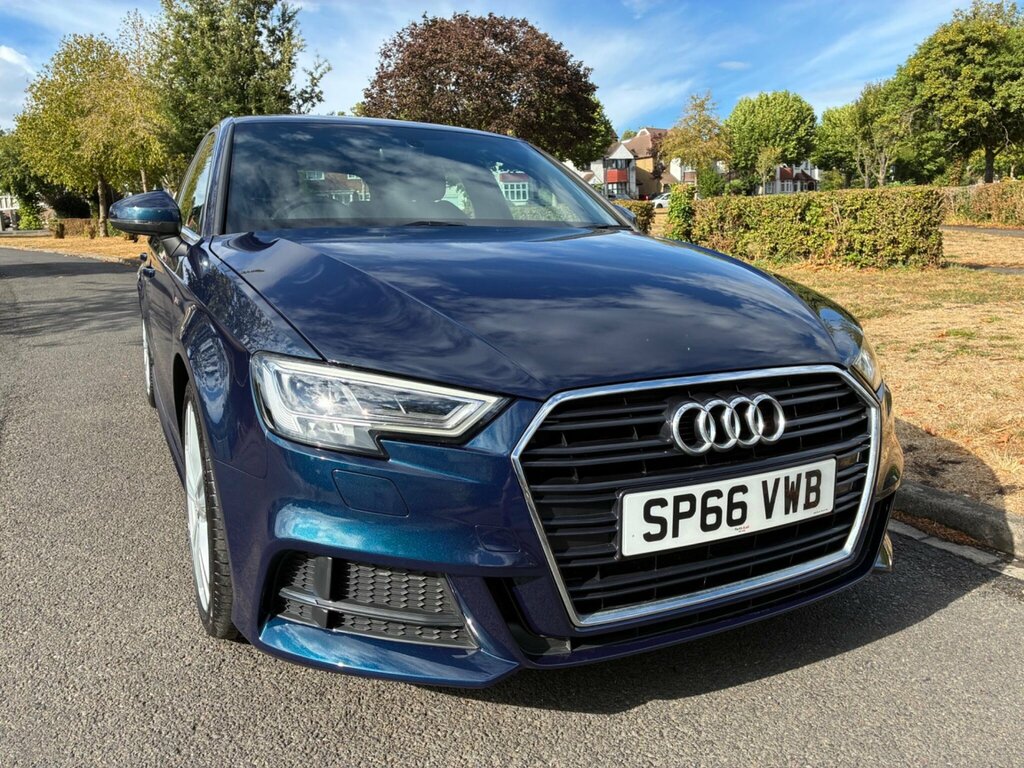 Audi A3 2.0 Tfsi S Line Sportback S Tronic Euro 6 Ss Blue