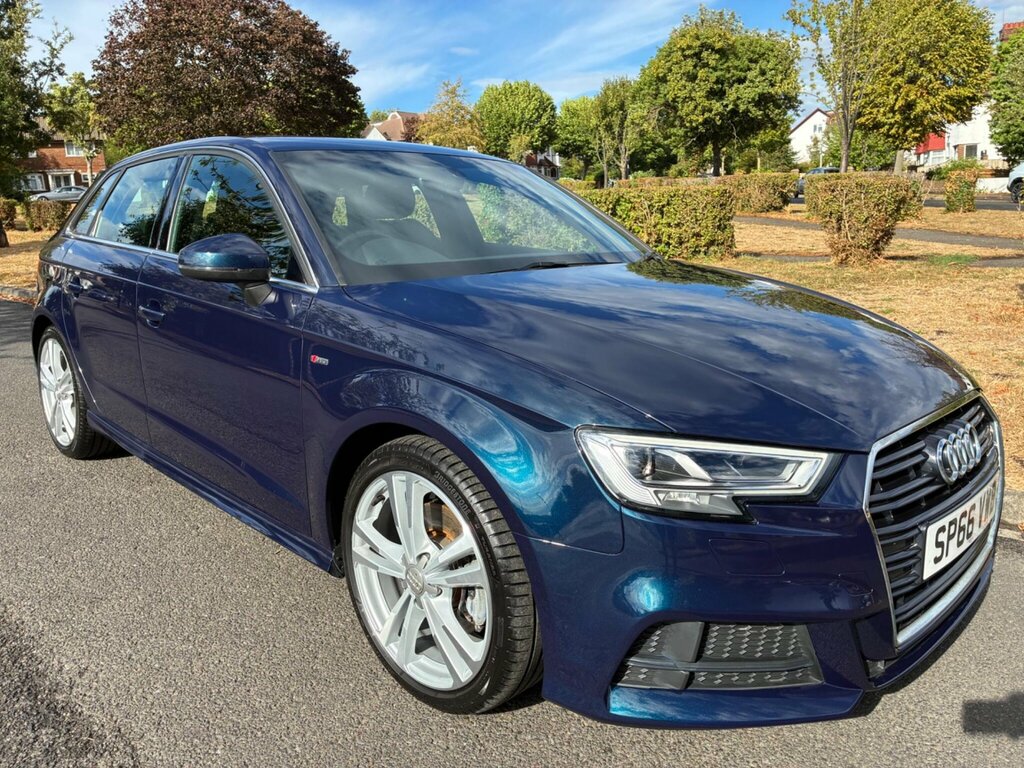 Audi A3 2.0 Tfsi S Line Sportback S Tronic Euro 6 Ss Blue #3