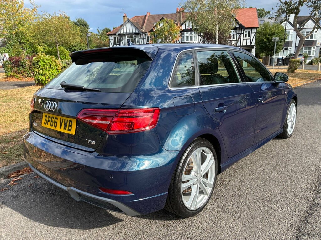 Audi A3 2.0 Tfsi S Line Sportback S Tronic Euro 6 Ss Blue #6