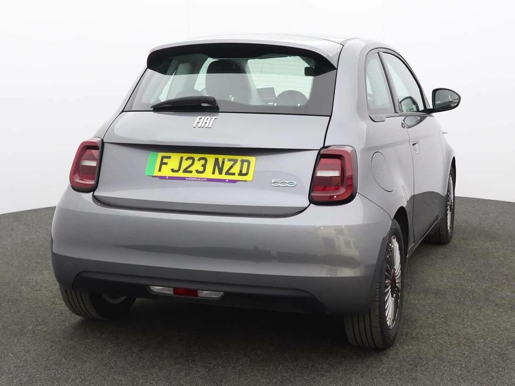Fiat 500E Hatchback Black #5