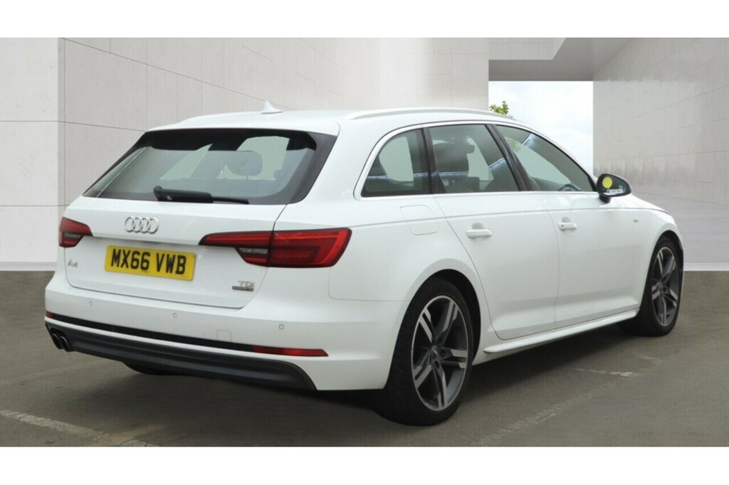 Audi A4 Avant Tdi V6 S Line U5497 Ulez MX66VWB White #4