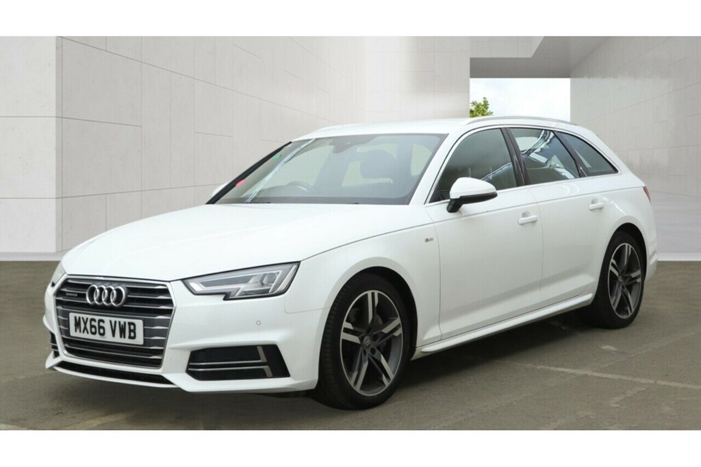 Audi A4 Avant Tdi V6 S Line U5497 Ulez MX66VWB White #2