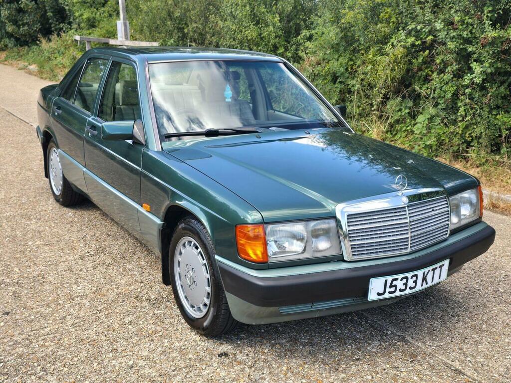 Mercedes-Benz 190 E White #8