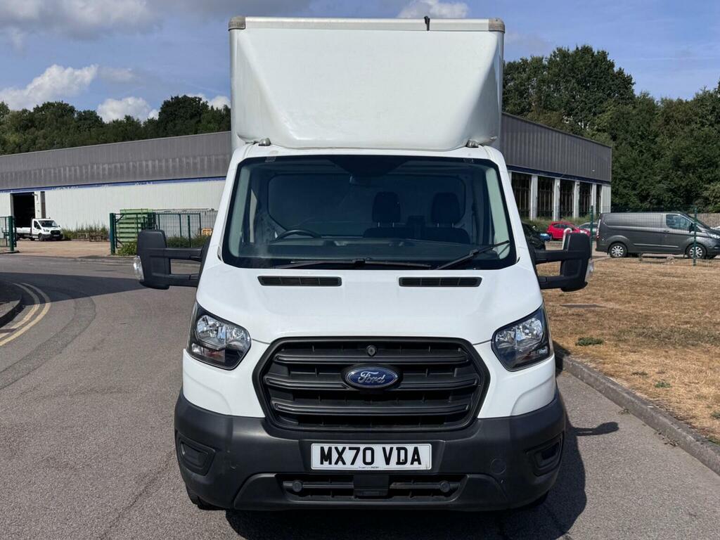 Ford Transit Custom Luton 2.0 350 Ecoblue Leader Fwd L4 Euro 6 Ss 3 MX70VDA White #2