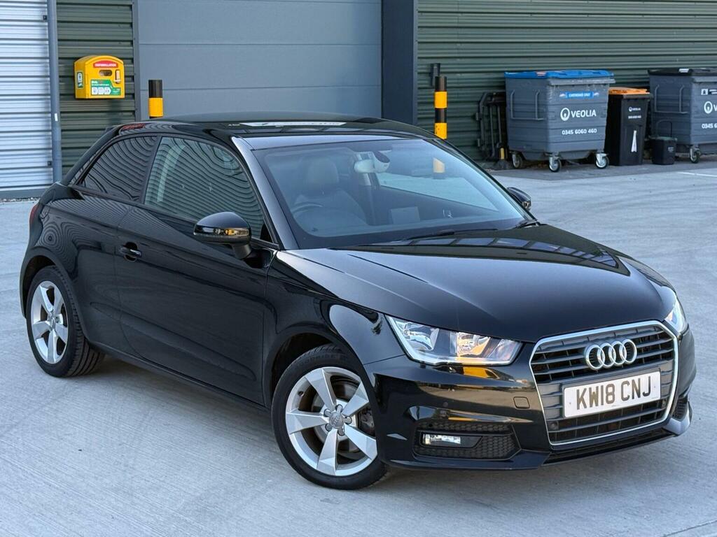 Audi A1 Hatchback 1.6 Tdi Sport S Tronic Euro 6 Ss Black #4