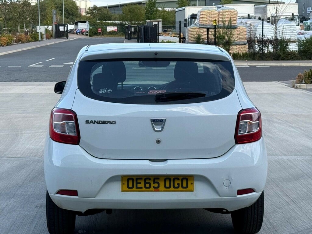 Dacia Sandero Hatchback 1.2 Ambiance Euro 6 201565 White #6