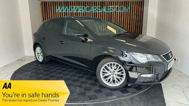 Seat Leon Hatchback 1.6 Tdi Se Dynamic Dsg Euro 6 Ss Black