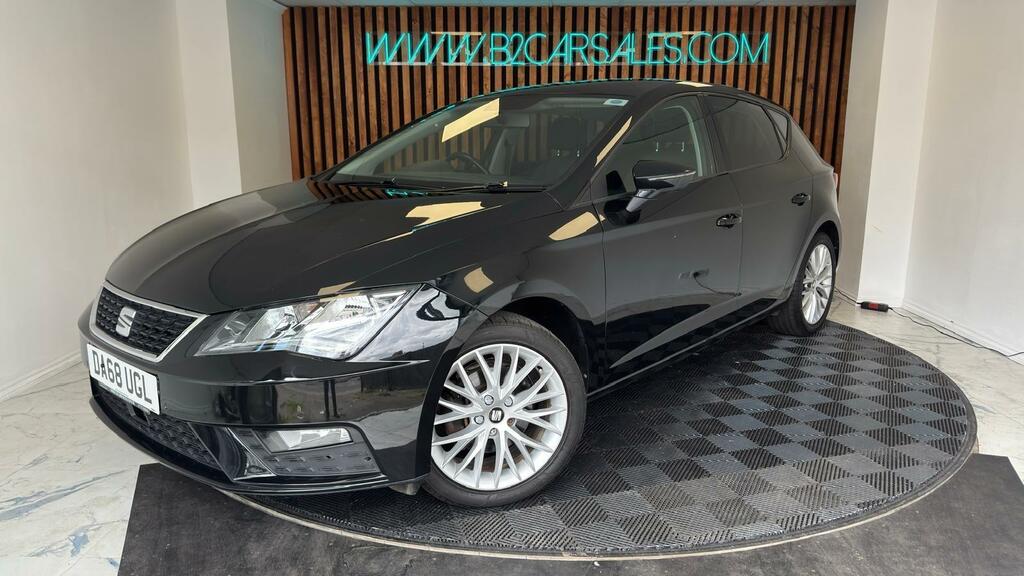 Seat Leon Hatchback 1.6 Tdi Se Dynamic Dsg Euro 6 Ss Black #5