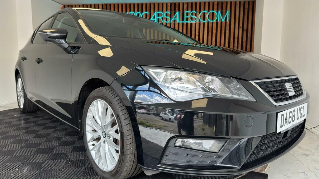 Seat Leon Hatchback 1.6 Tdi Se Dynamic Dsg Euro 6 Ss Black #2