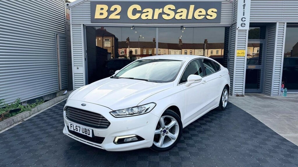 Ford Mondeo 2.0 Tdci Titanium Powershift Euro 6 Ss FL67UBD White #5