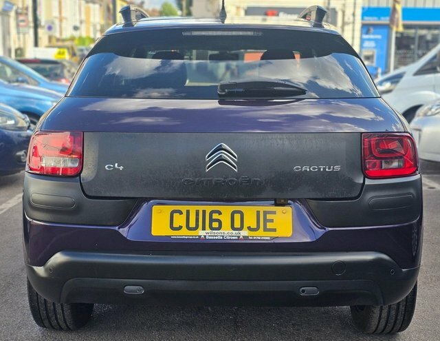 Citroen C4 Cactus 1.2 Puretech Flair Hatchback CU16OJE Purple #6