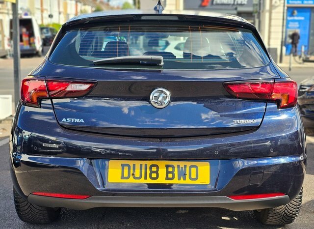 Vauxhall Astra 1.4I Turbo Elite Nav Hatchback E DU18BWO Blue #6