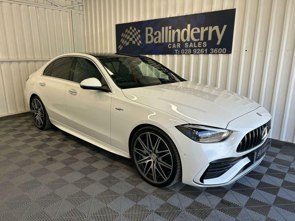 Mercedes-Benz C Class 2.0 C43 Mhev Amg Premium Plus G-tronic 4Matic E White