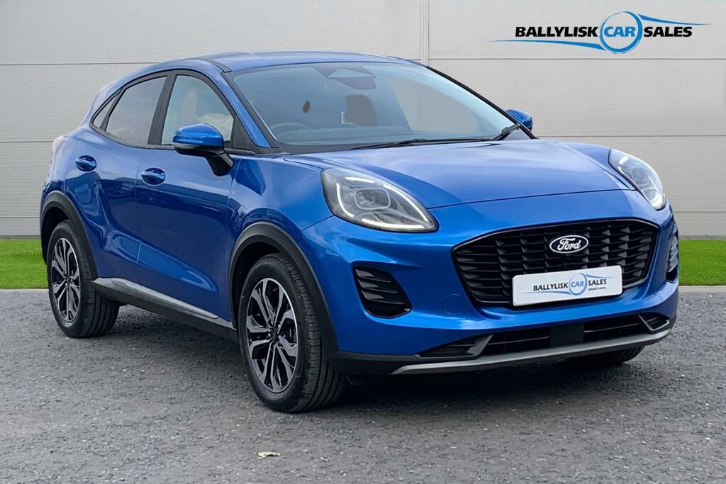 Ford Puma 1.0T 125Ps Titanium In Desert Island Blue Wit Blue
