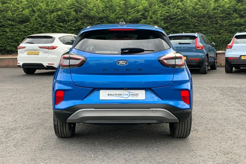 Ford Puma 1.0T 125Ps Titanium In Desert Island Blue Wit EJ74CZV Blue #5