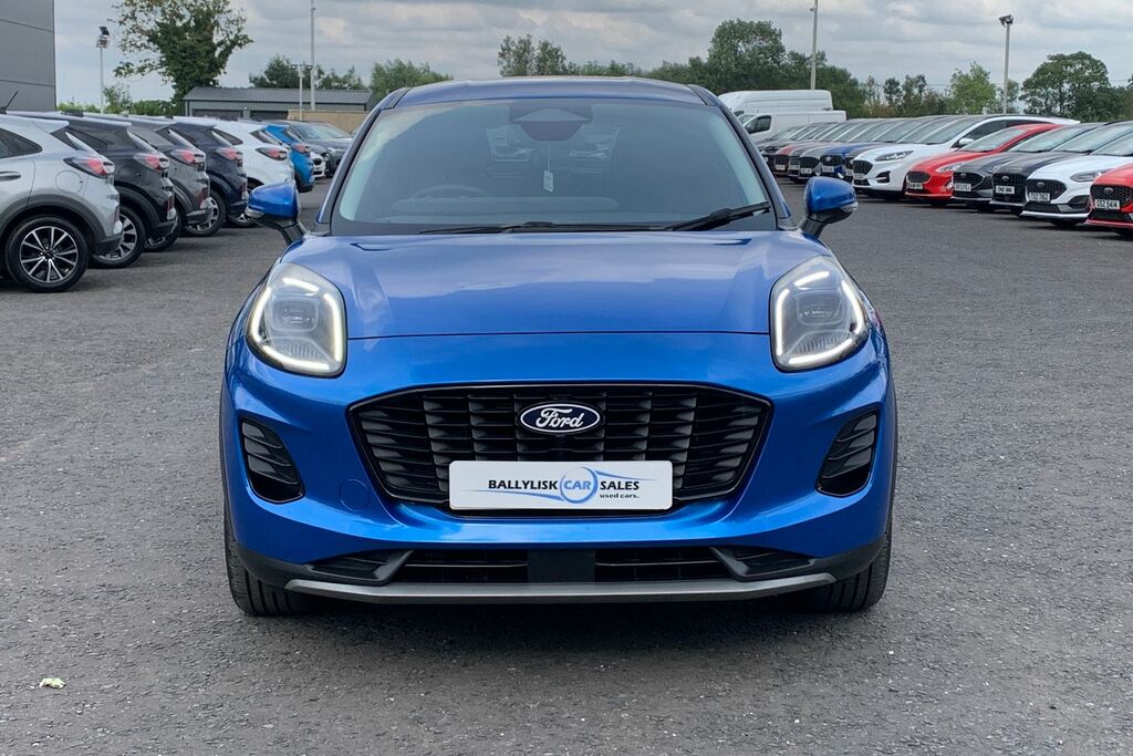 Ford Puma 1.0T 125Ps Titanium In Desert Island Blue Wit EJ74CZV Blue #4