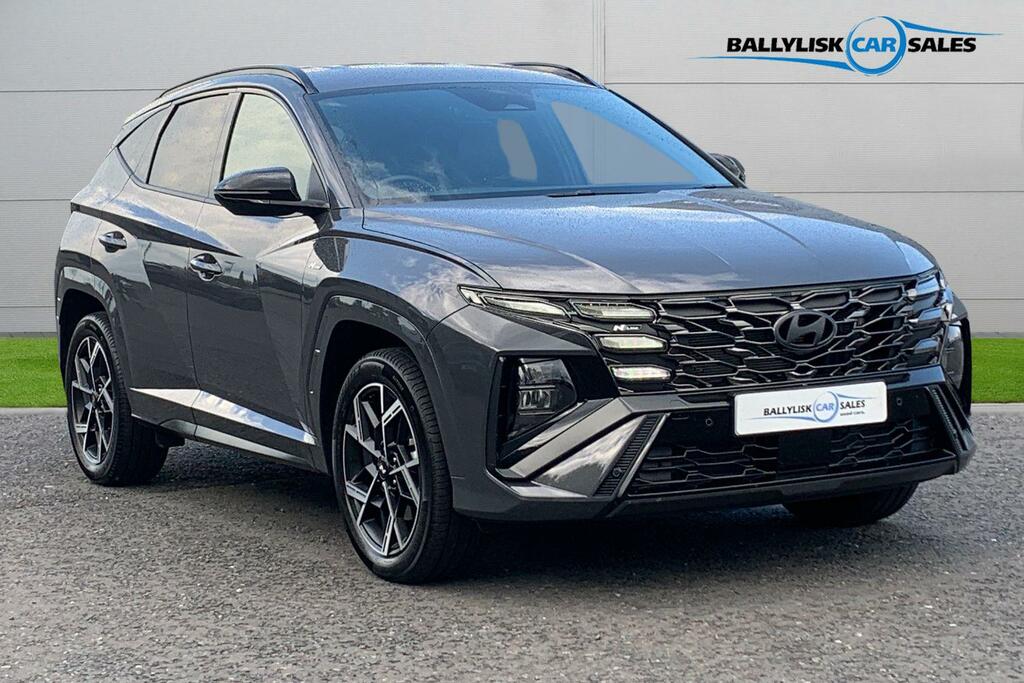 Hyundai Tucson 1.6T Fhev 239Ps N Line In Ecotronic Grey With 4K Grey
