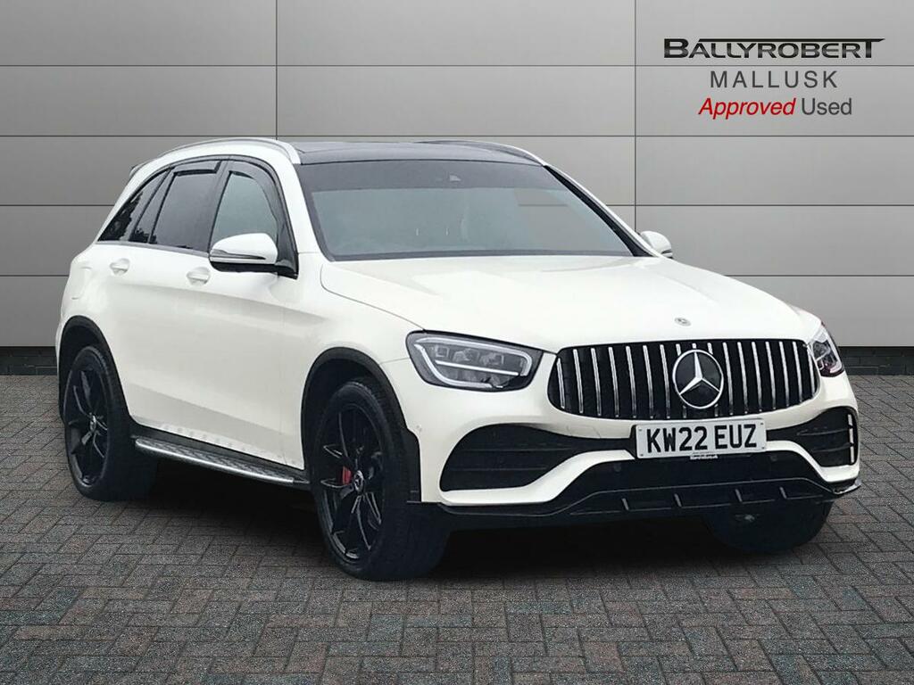 Mercedes-Benz GLC Class Glc 300D 4Matic Amg Line Premium Pls 9G-tronic White