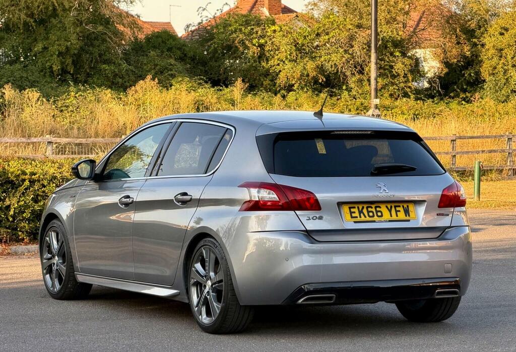Peugeot 308 Hatchback 1.2 Puretech Gt Line Euro 6 Ss 2 Grey #4