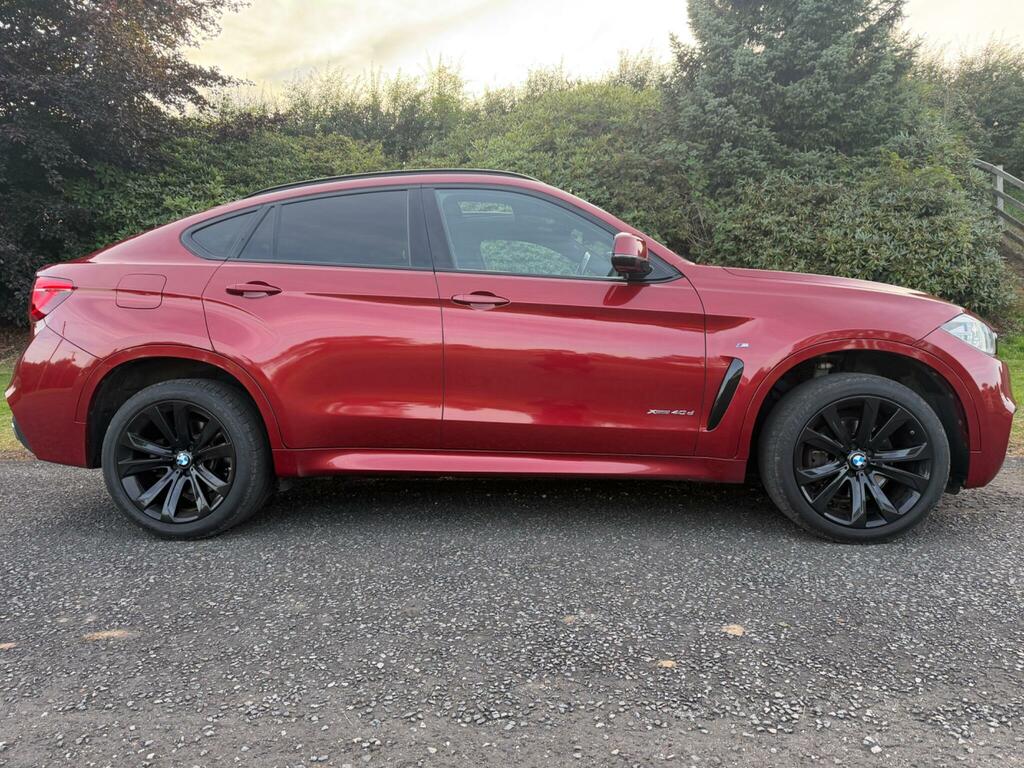 BMW X6 3.0 40D M Sport Xdrive Euro 6 Ss Red #5