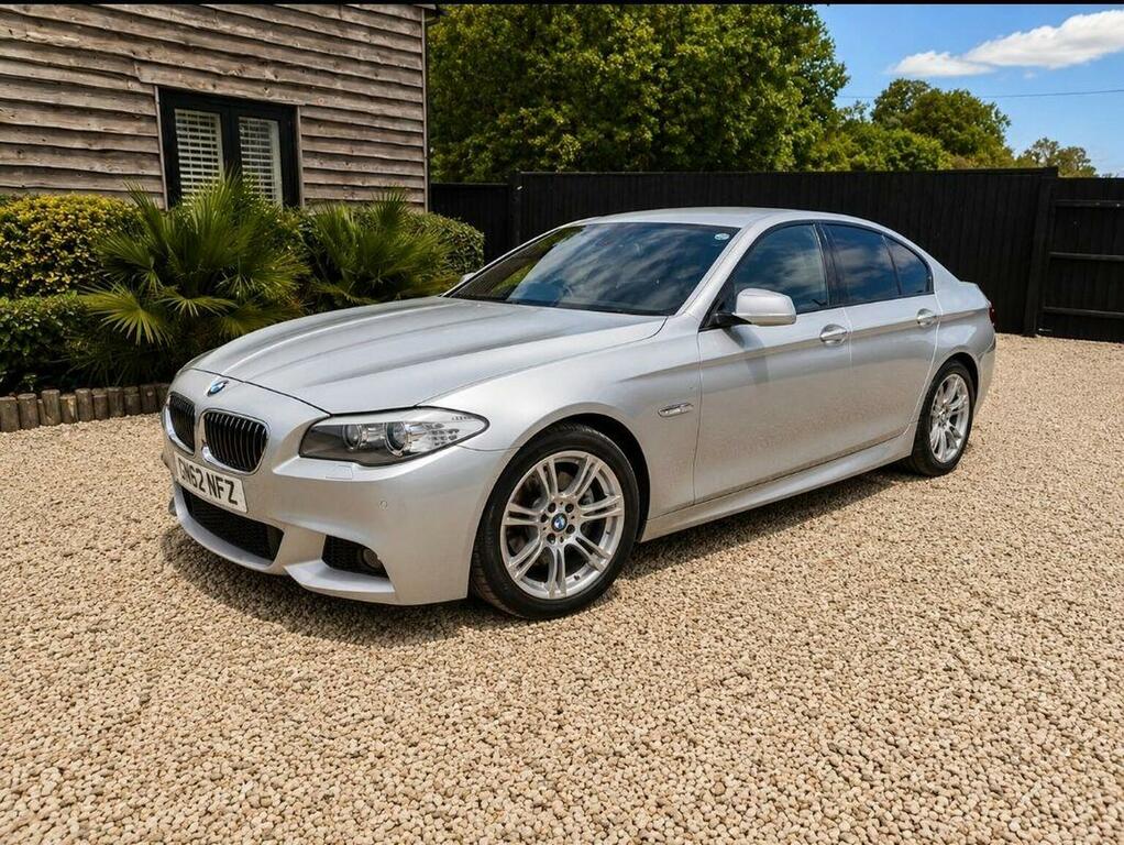 BMW 5 Series 2.0 520I M Sport Saloon Euro 6 S Silver #3