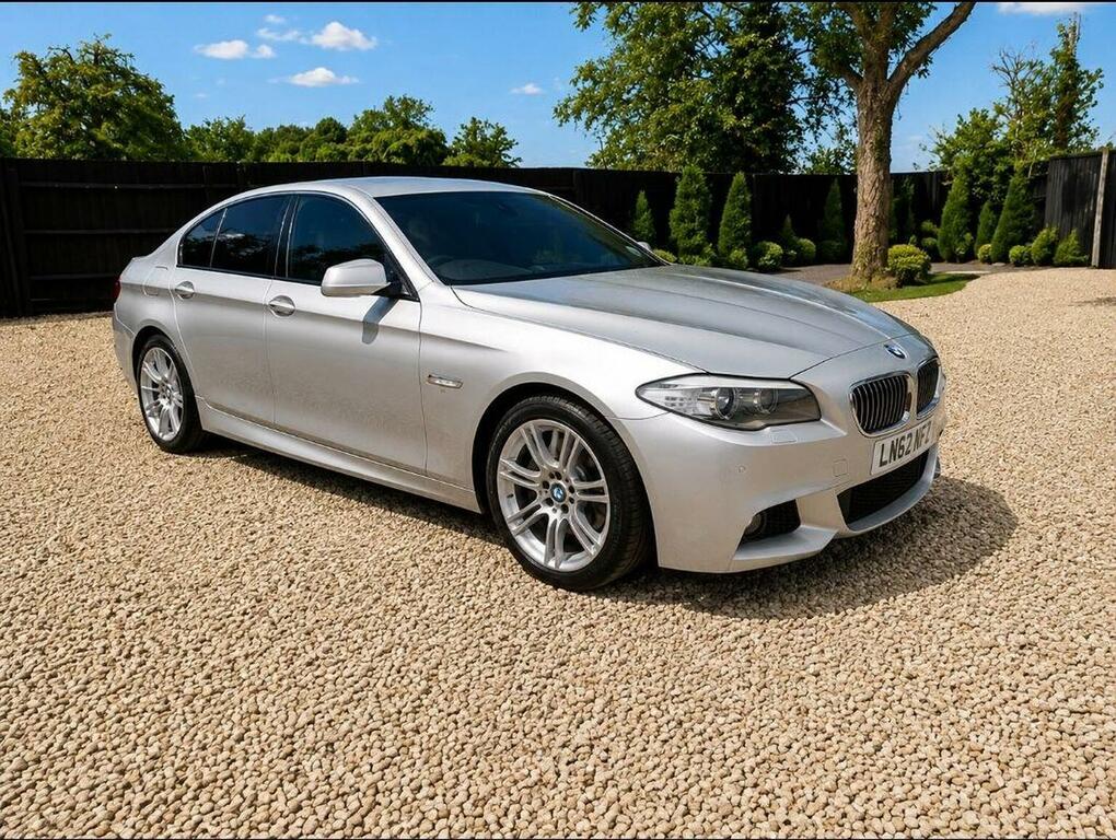 BMW 5 Series 2.0 520I M Sport Saloon Euro 6 S Silver #4