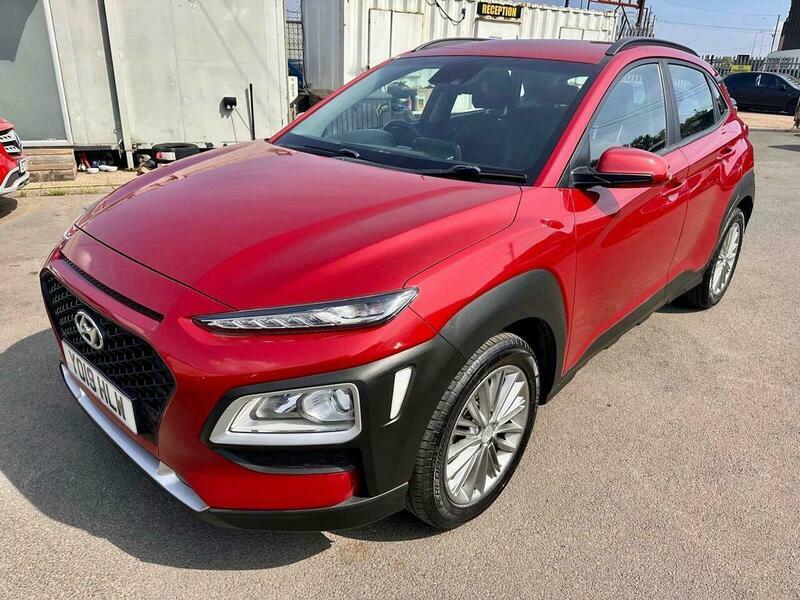 Hyundai Kona 1.0 T-gdi Blue Drive YO19HLW Red #3