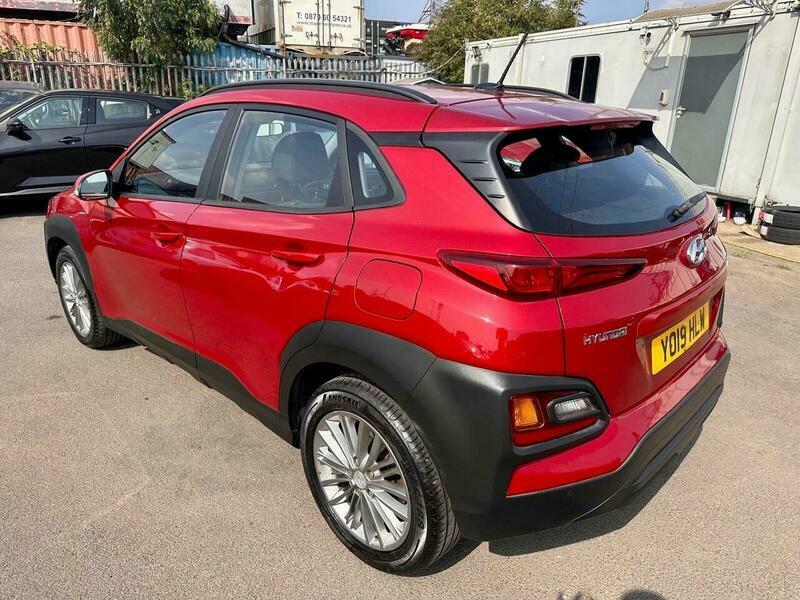 Hyundai Kona 1.0 T-gdi Blue Drive YO19HLW Red #4