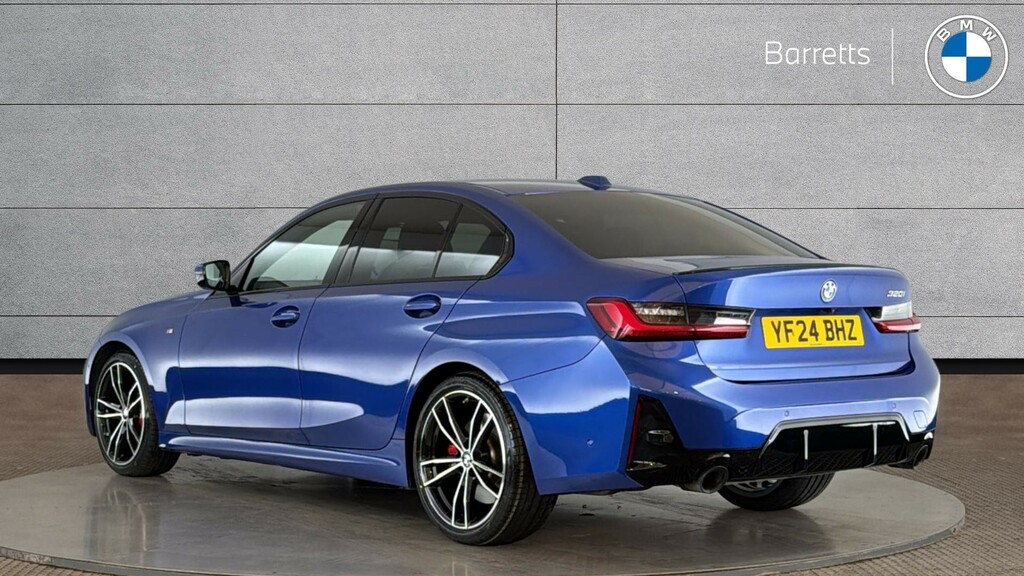 BMW 3 Series 2.0 320I M Sport Saloon Euro 6 S YF24BHZ Blue #2