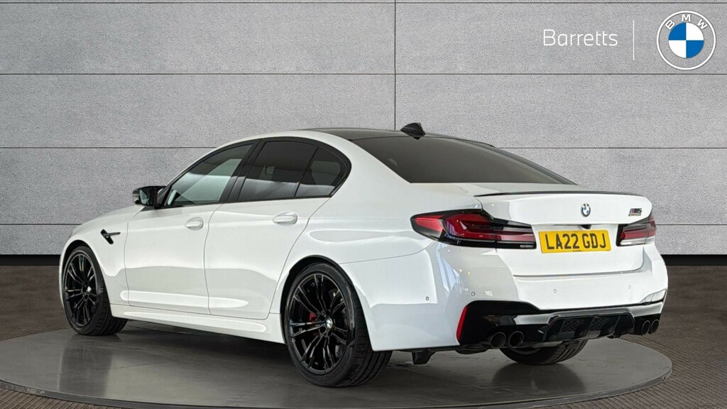 BMW 5 Series 4.4I V8 Competition Saloon Steptronic X White #2
